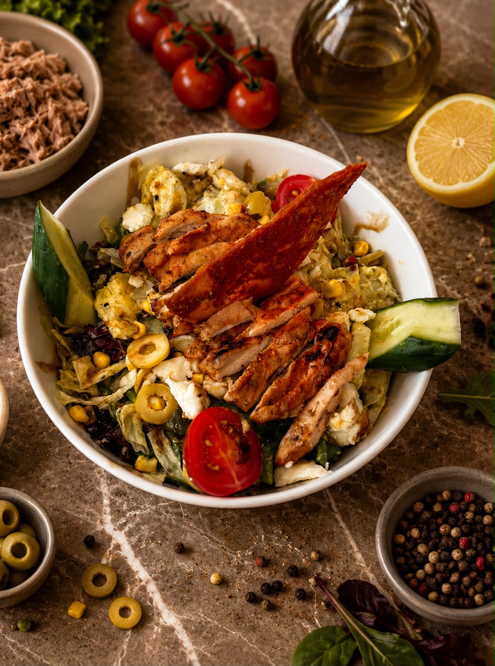 TAVUKLU SALATA